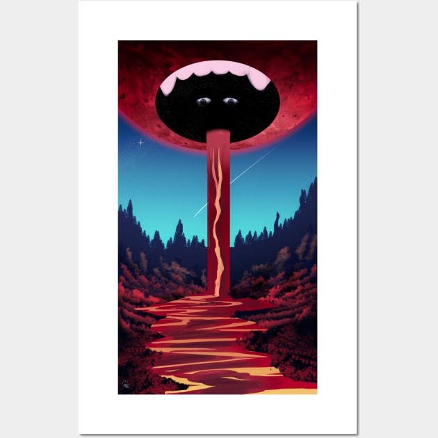 Blood Moon Portal Wall Art by MarciLustra